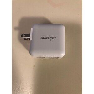 powerxcel charger white dual port